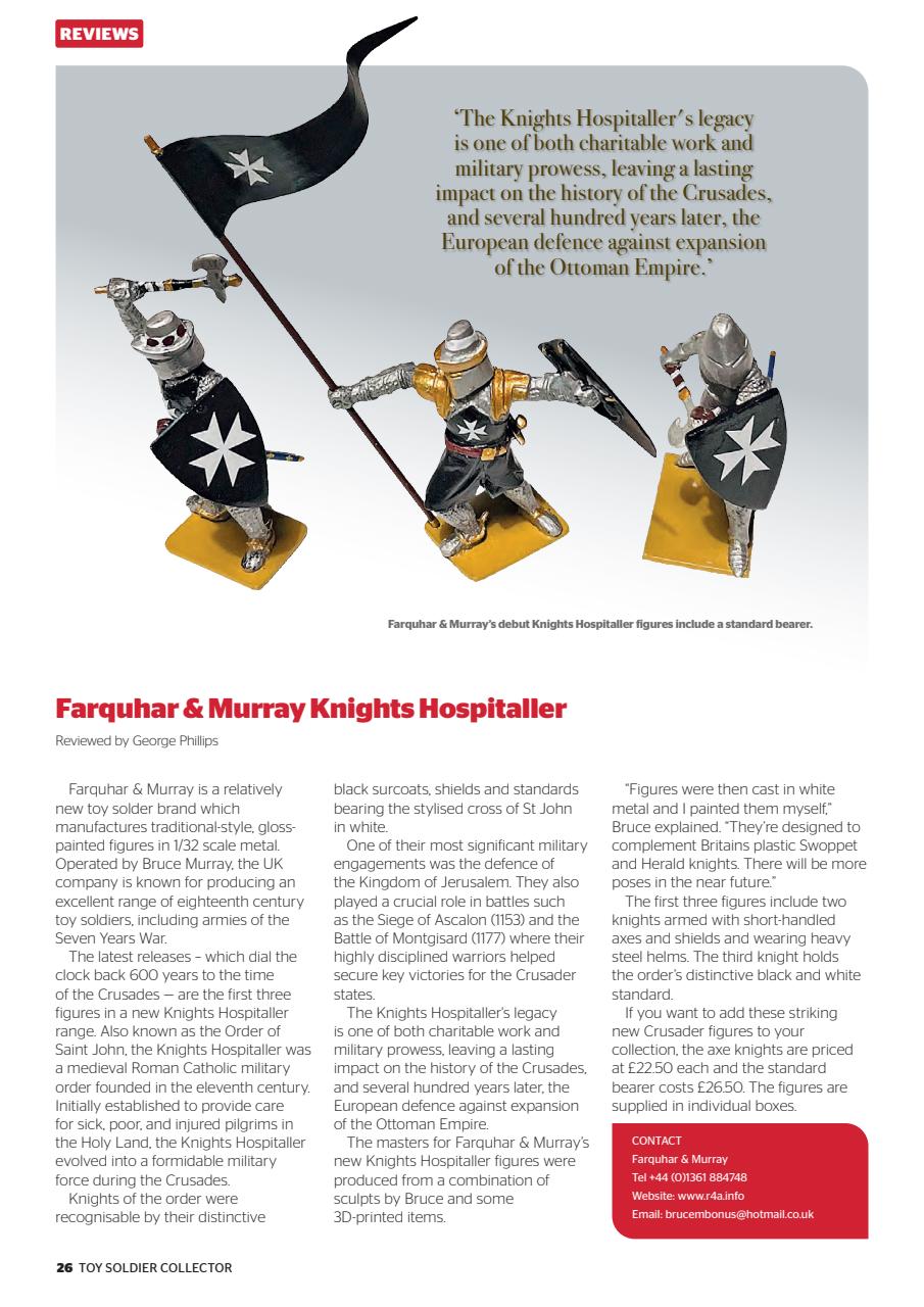 Toy Soldier Collector and Historical Figures Preview Pages