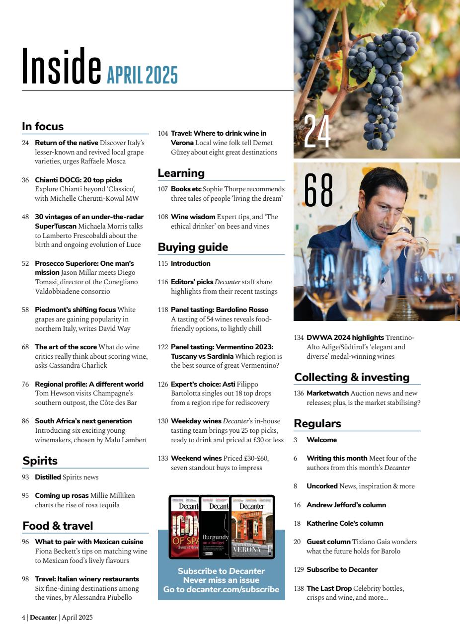 Decanter Preview Pages