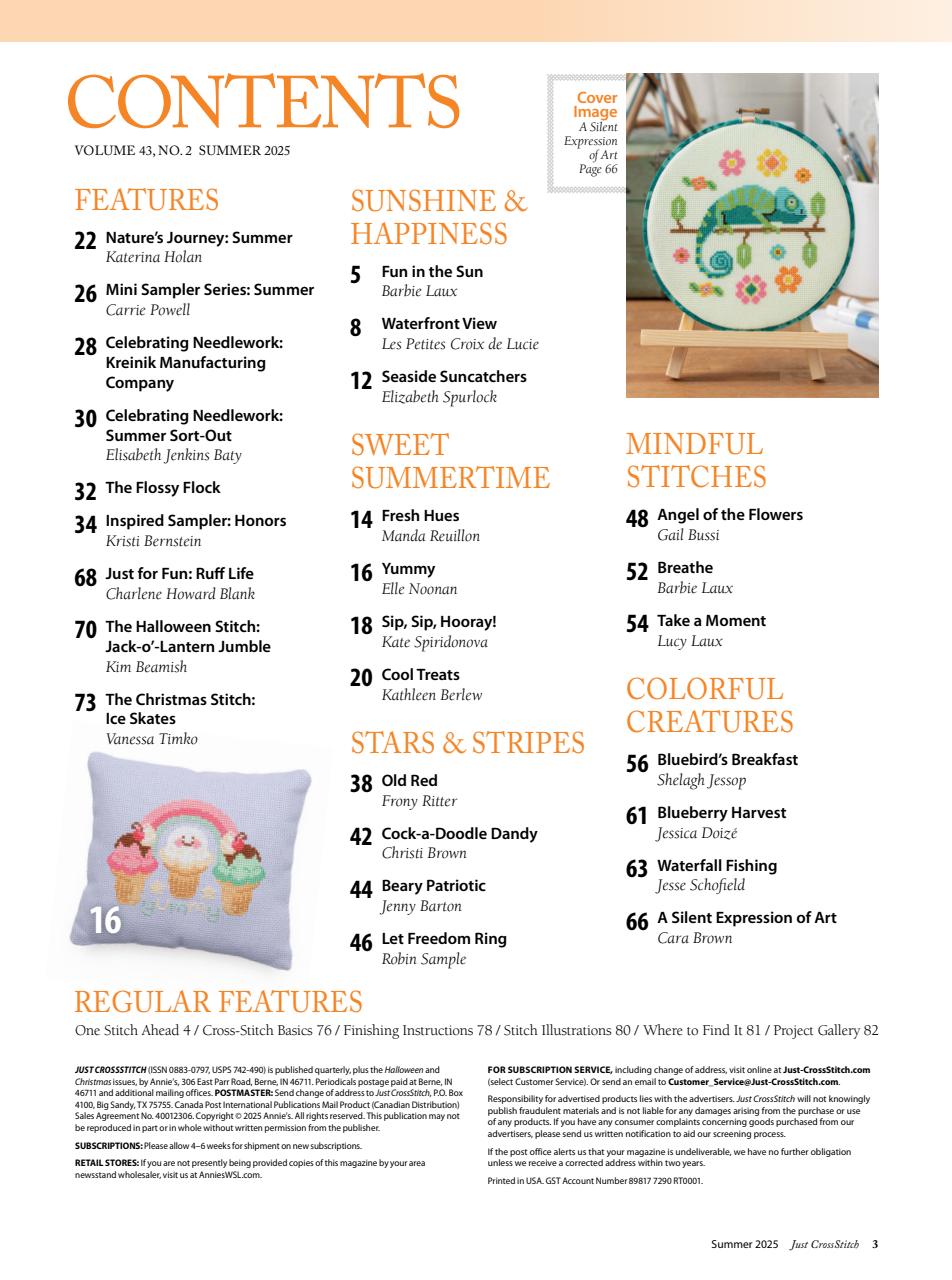 Just CrossStitch Preview Pages