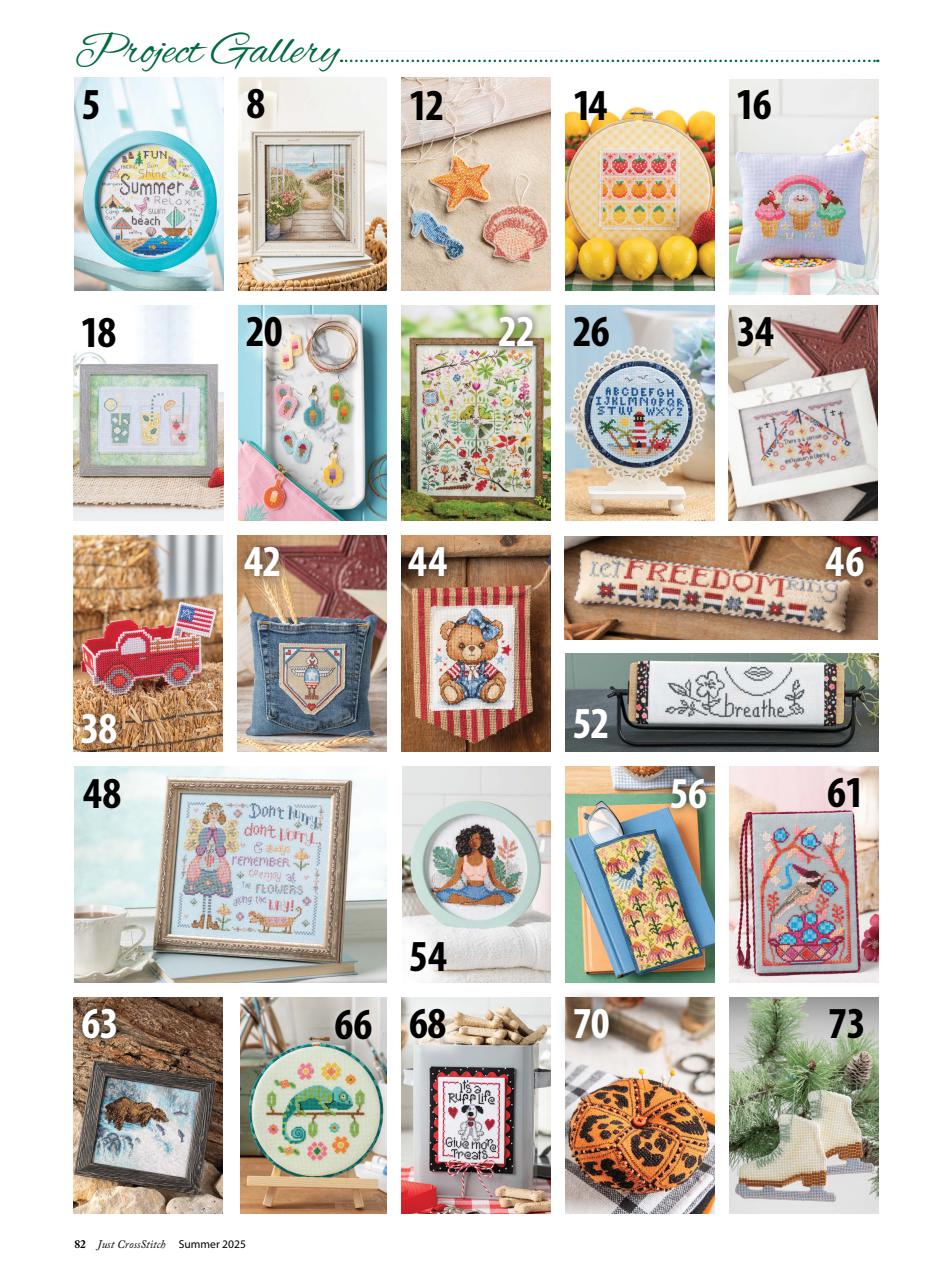 Just CrossStitch Preview Pages