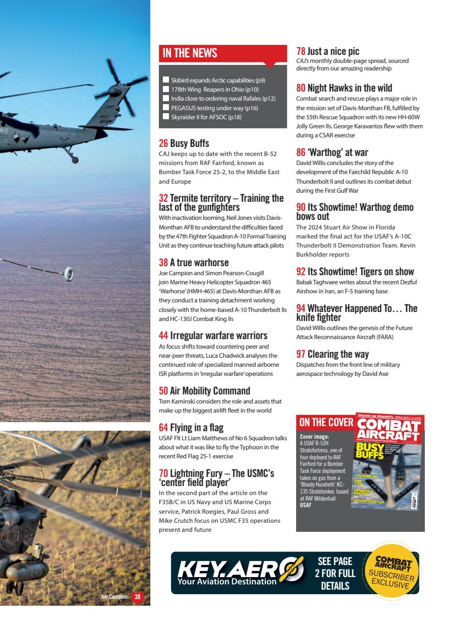 Combat Aircraft Journal Preview Pages