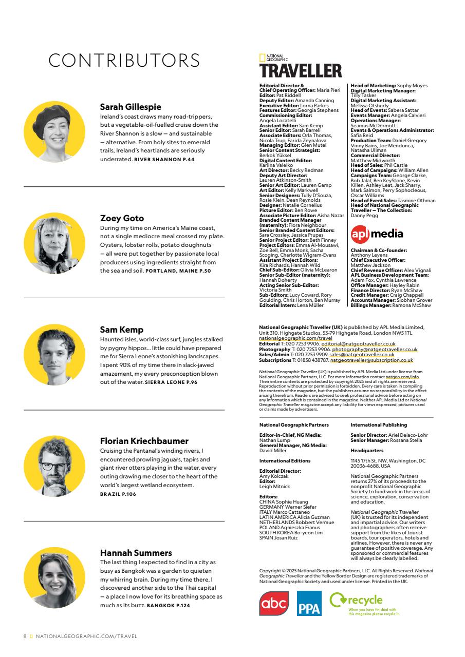 National Geographic Traveller UK Preview Pages