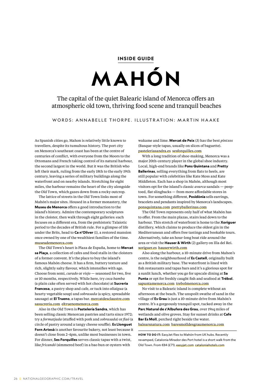 National Geographic Traveller UK Preview Pages