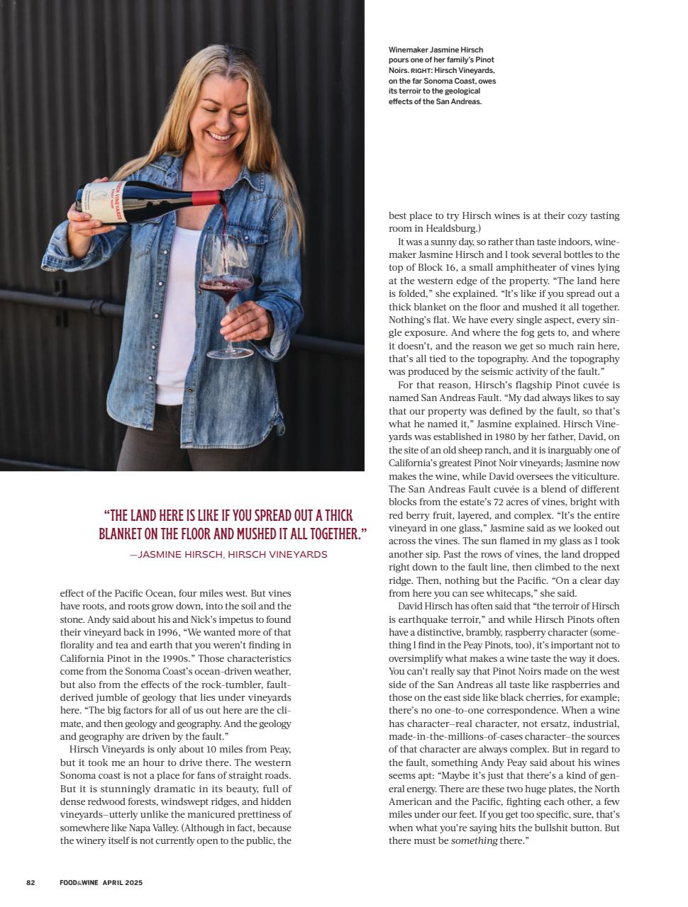 Food & Wine Preview Pages