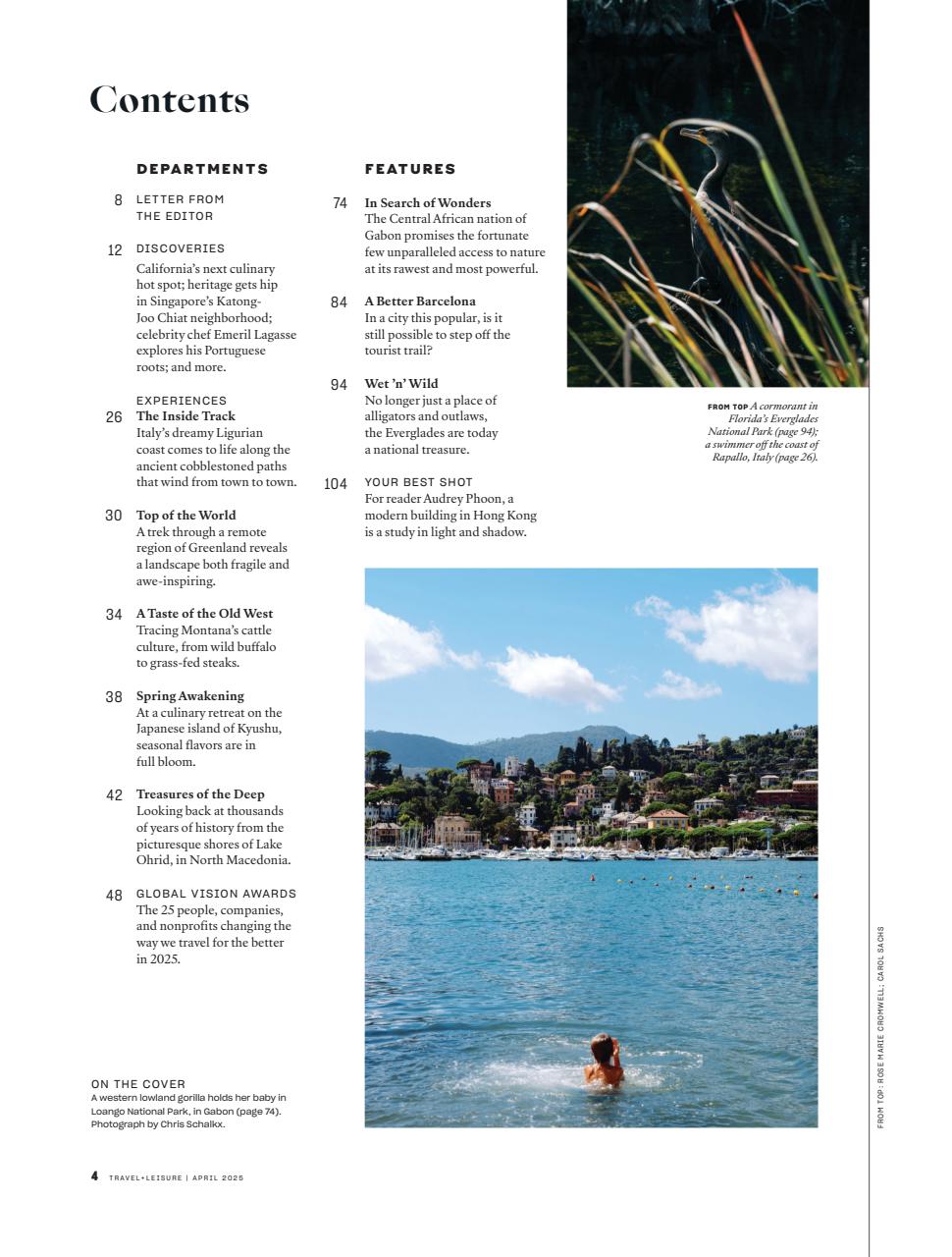 Travel + Leisure Preview Pages