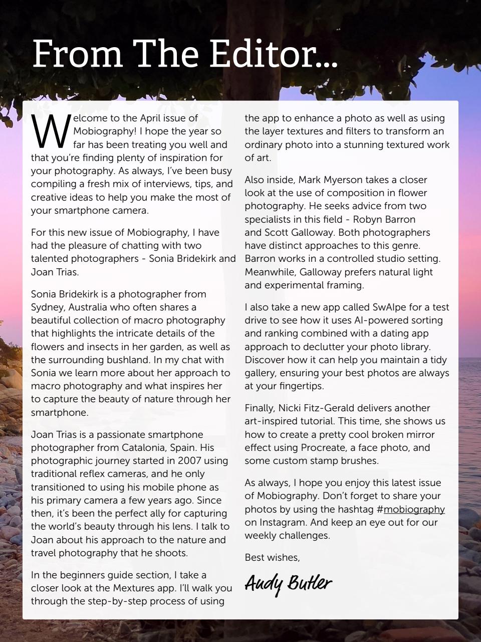 Mobiography Preview Pages