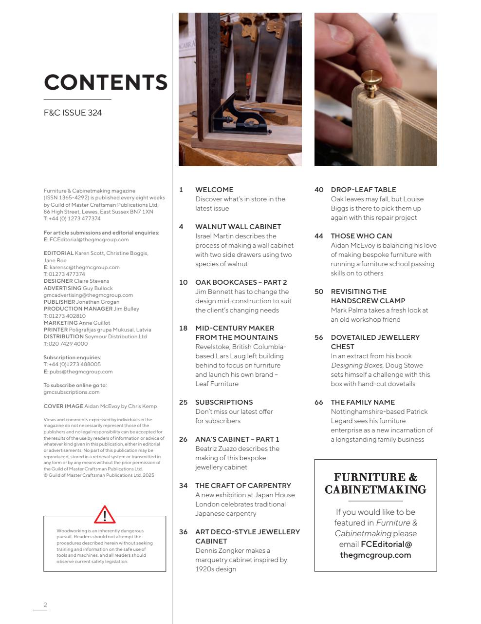 Furniture & Cabinetmaking Preview Pages