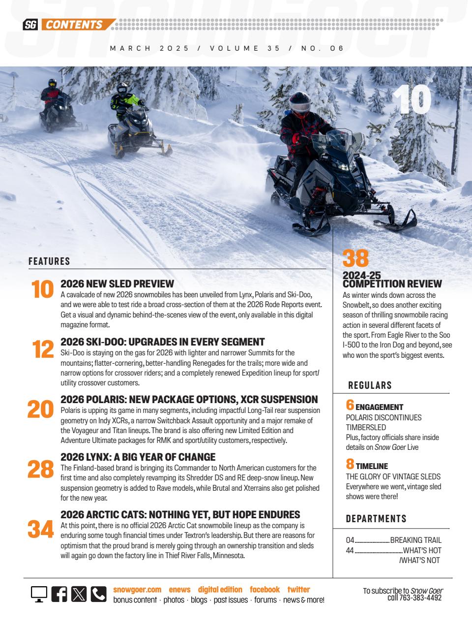 SnowGoer Preview Pages