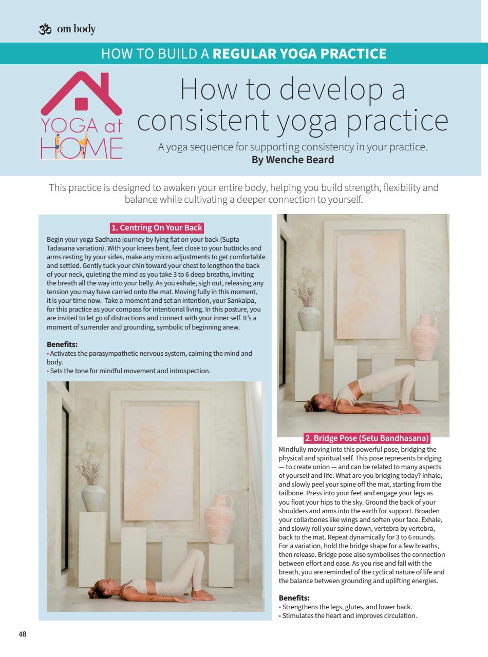 OM Yoga Magazine Preview Pages