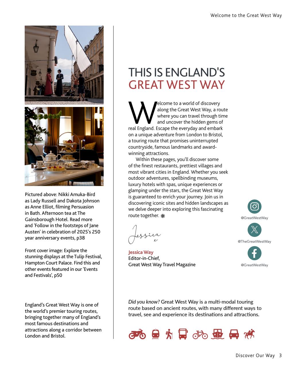 Great West Way Travel Preview Pages