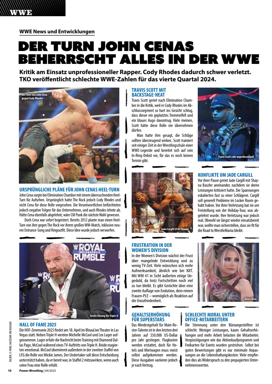 Power-Wrestling Preview Pages
