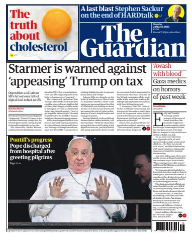 The Guardian Newspaper issue Monday, 24 March 2025