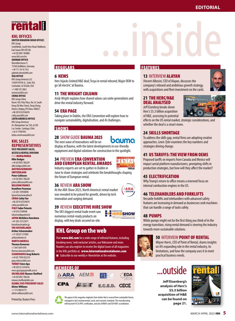 International Rental News Preview Pages