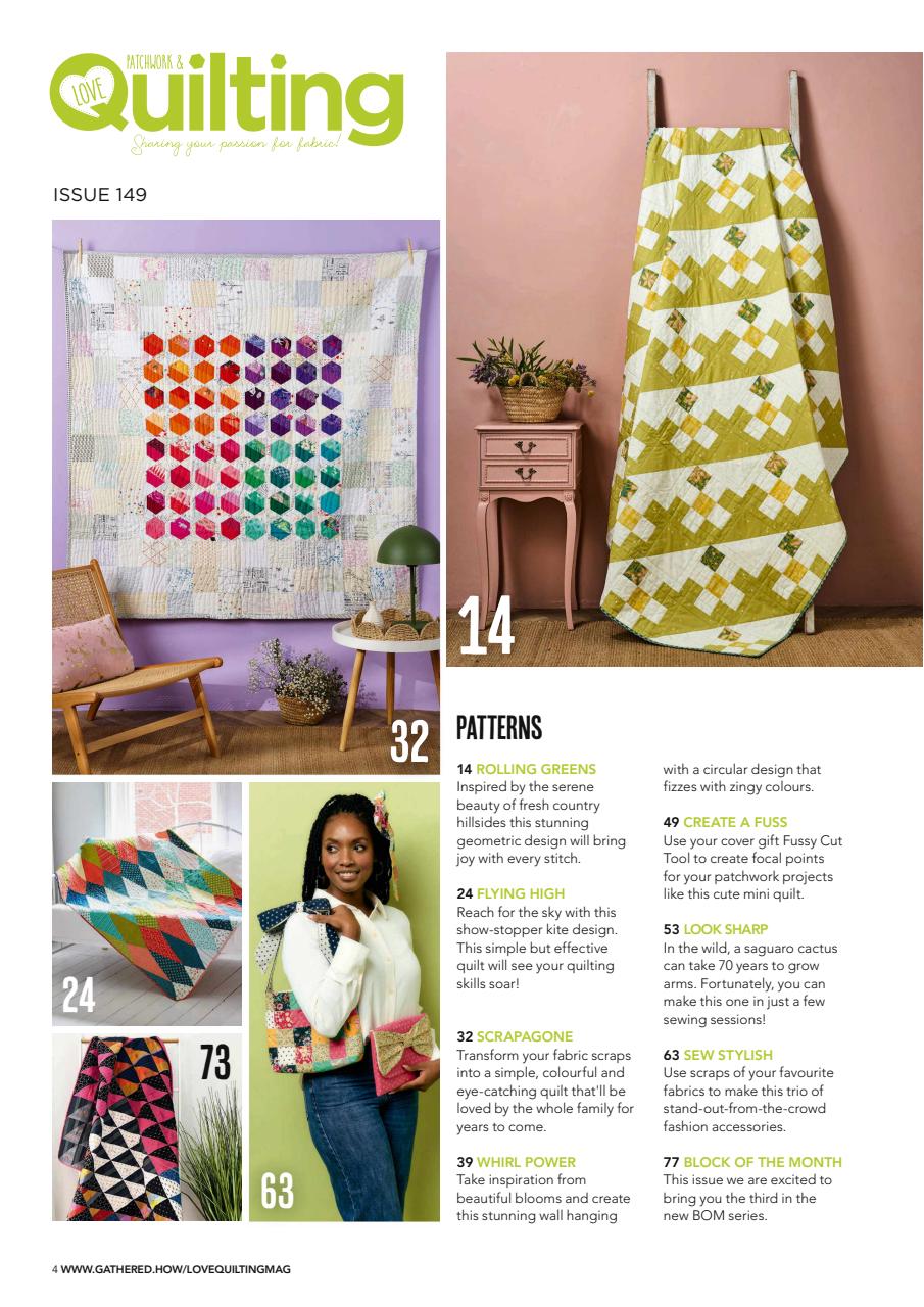 Love Patchwork & Quilting Preview Pages