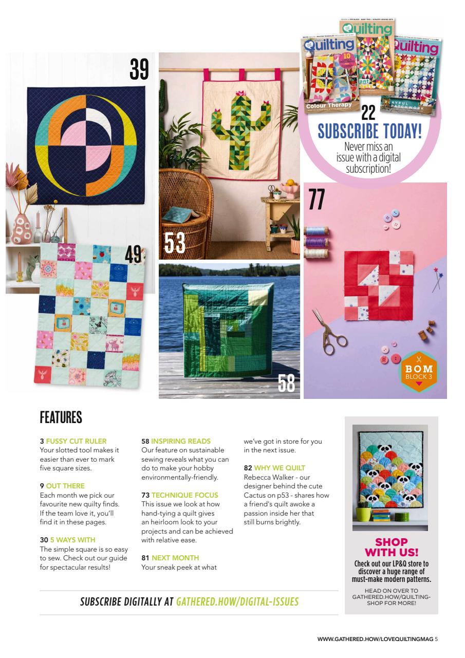 Love Patchwork & Quilting Preview Pages