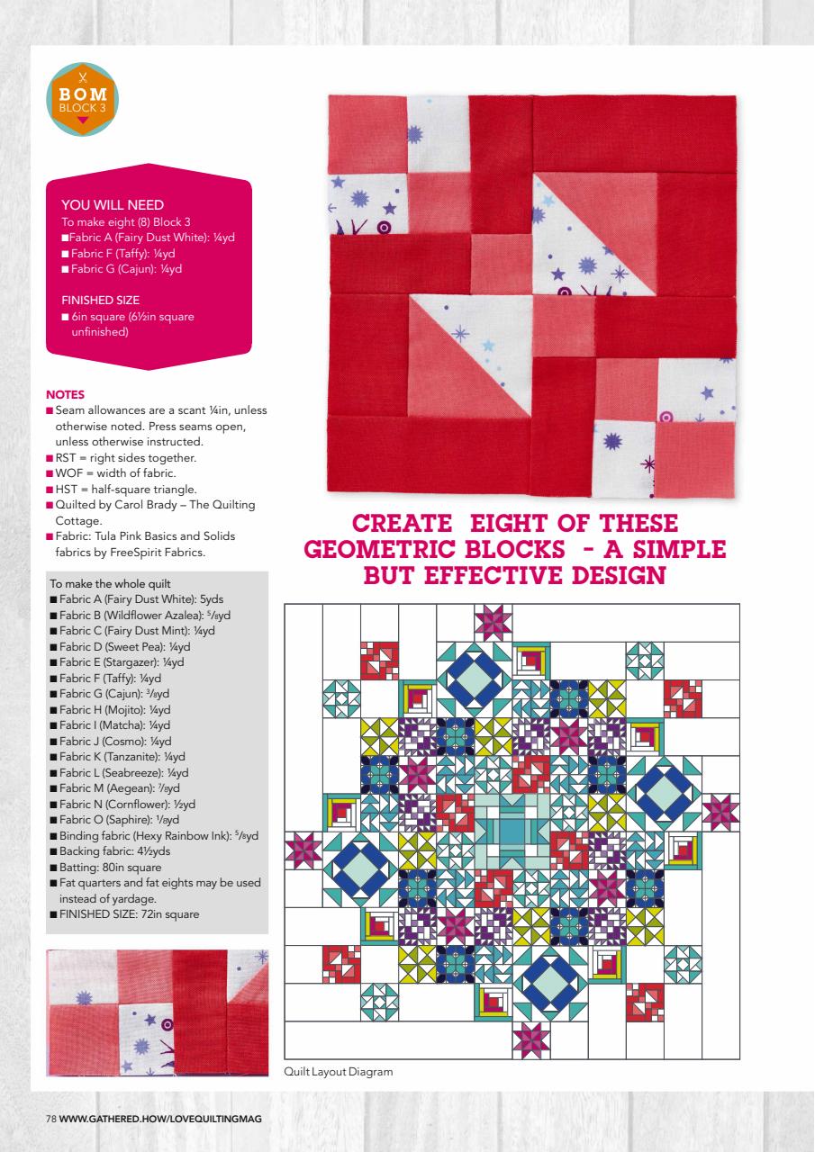 Love Patchwork & Quilting Preview Pages