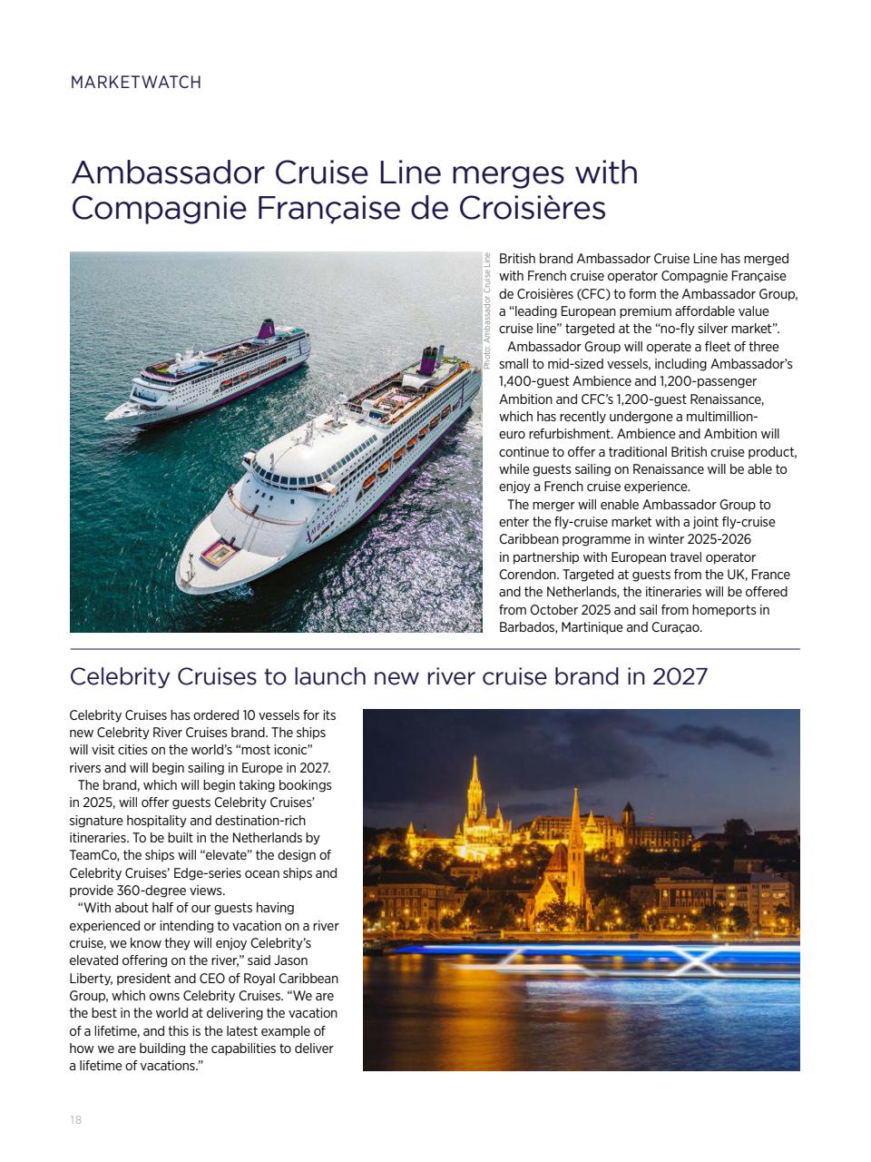Cruise & Ferry Preview Pages