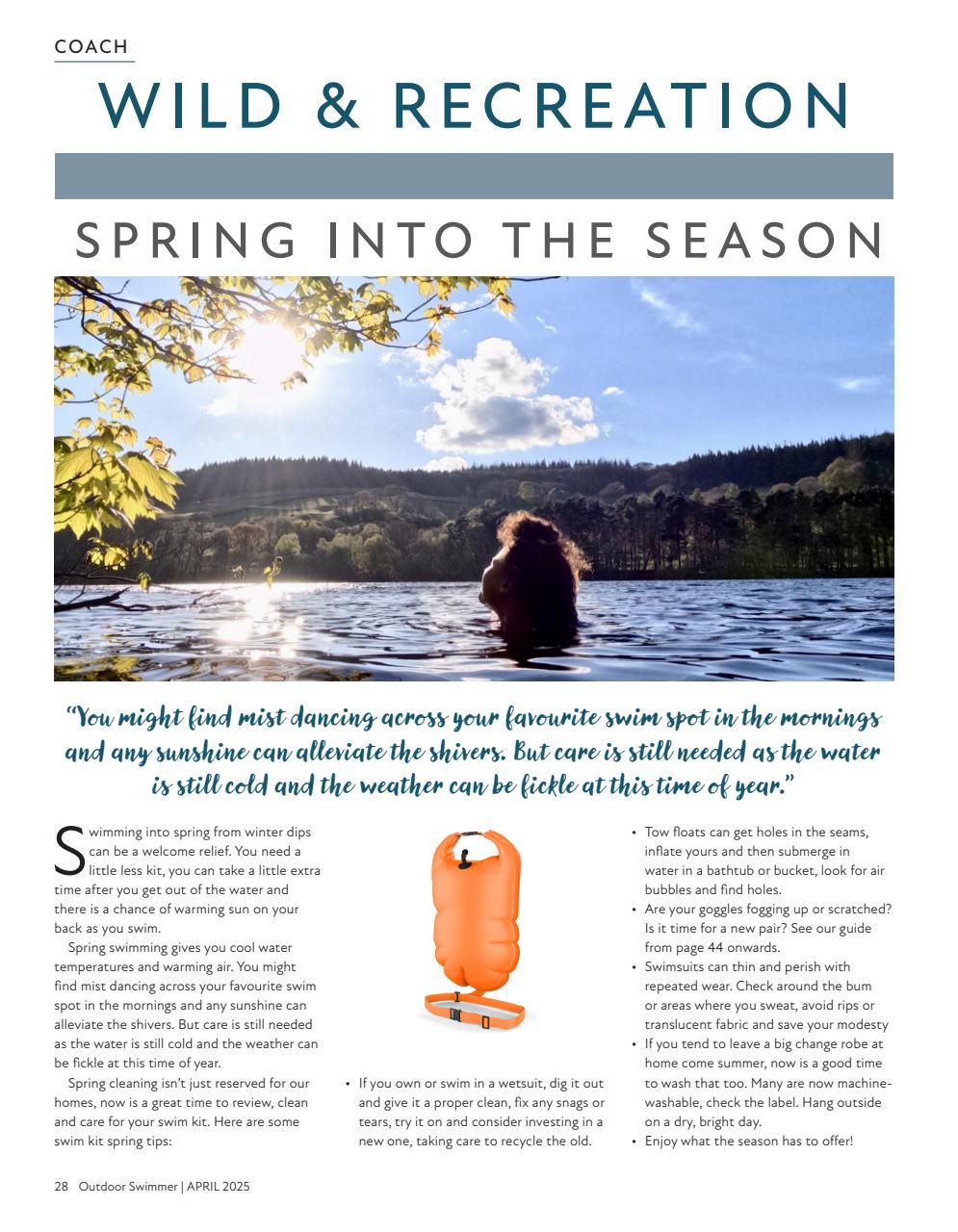 Outdoor Swimmer Preview Pages