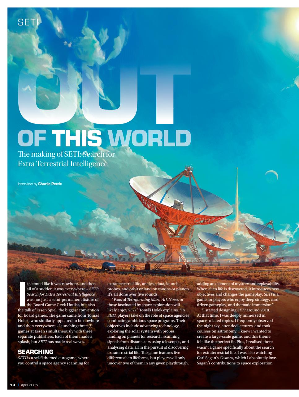 Tabletop Gaming Preview Pages