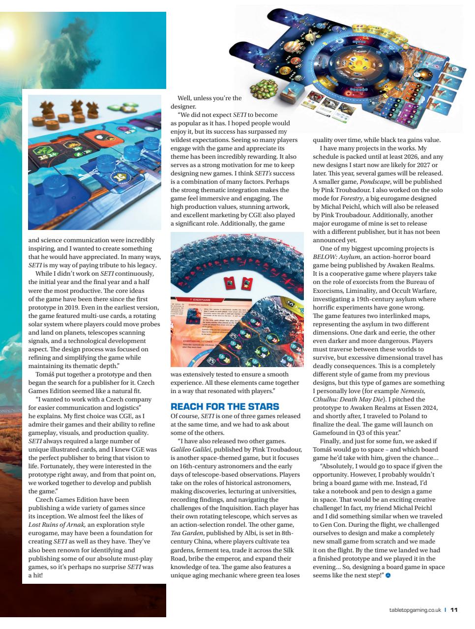 Tabletop Gaming Preview Pages