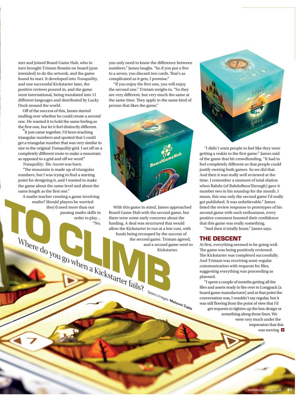 Tabletop Gaming Preview Pages