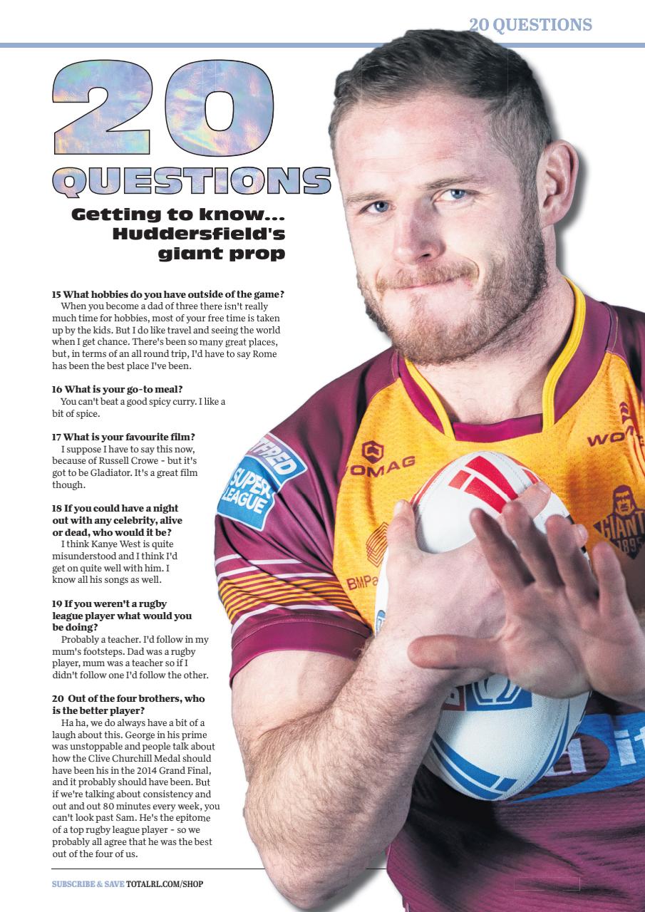 Rugby League World Preview Pages