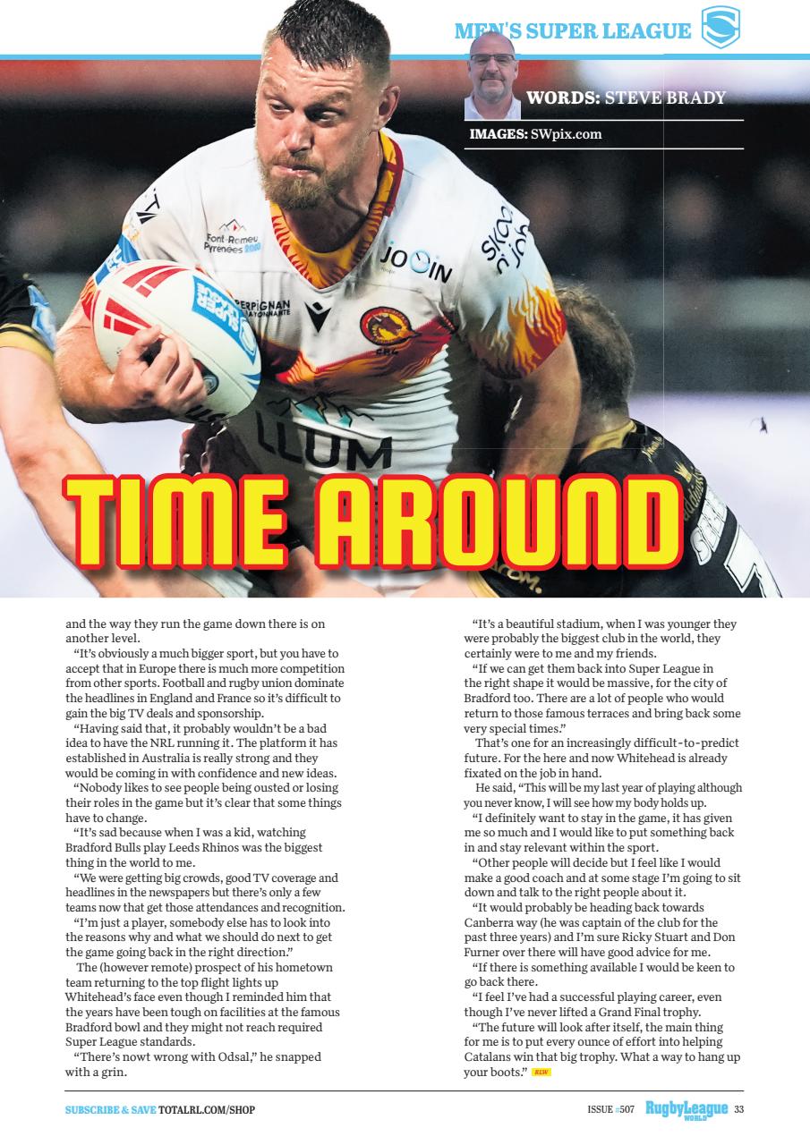 Rugby League World Preview Pages