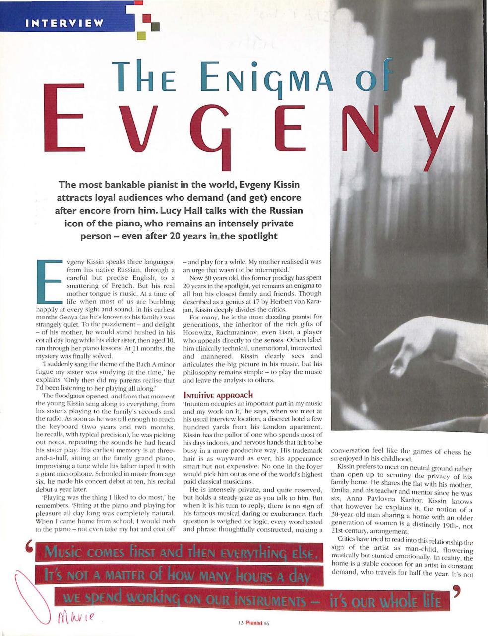 Pianist Preview Pages