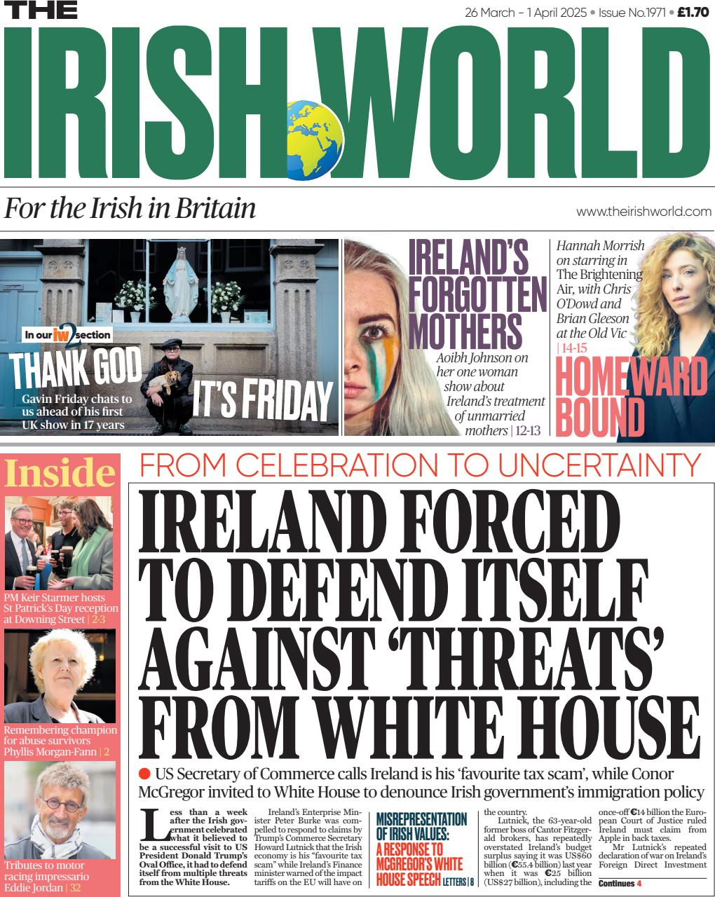 Irish World Preview Pages