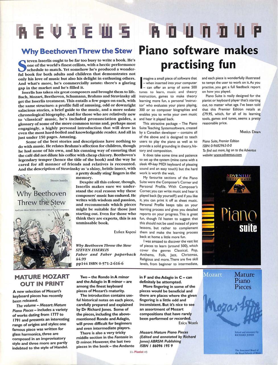 Pianist Preview Pages