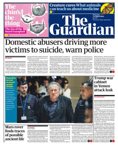 The Guardian Newspaper issue Tuesday, 25 March 2025