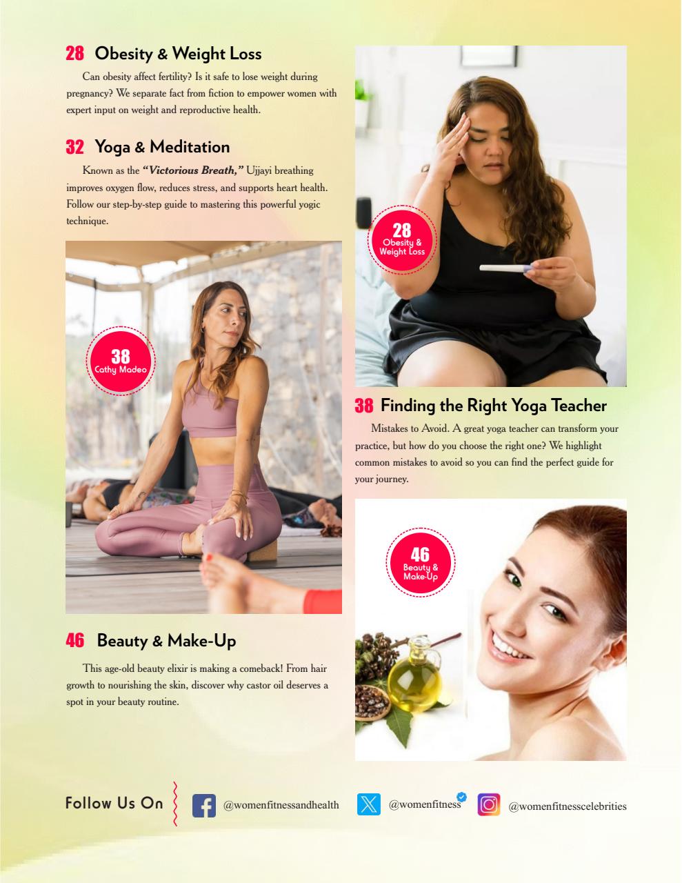Women Fitness Preview Pages