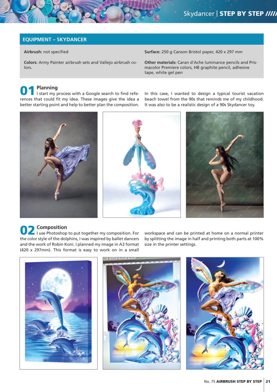 Airbrush Step by Step Preview Pages