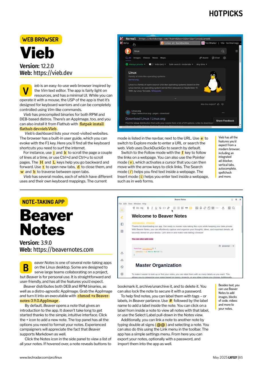 Linux Format Preview Pages
