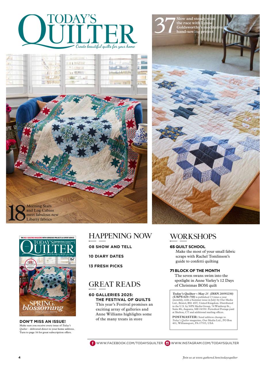 Today’s Quilter Preview Pages