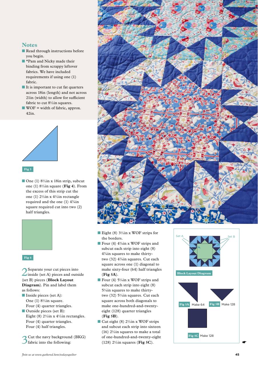 Today’s Quilter Preview Pages