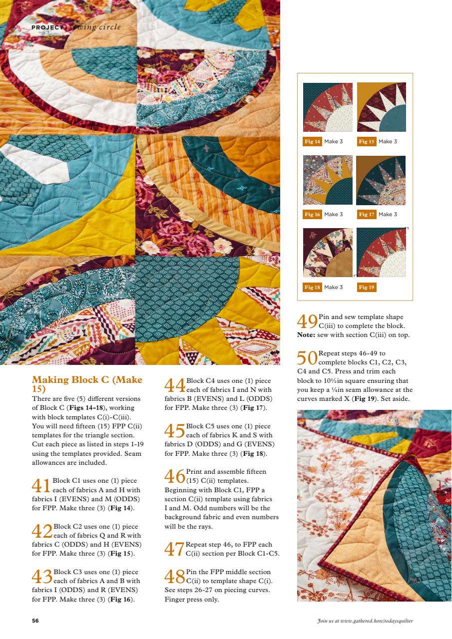Today’s Quilter Preview Pages
