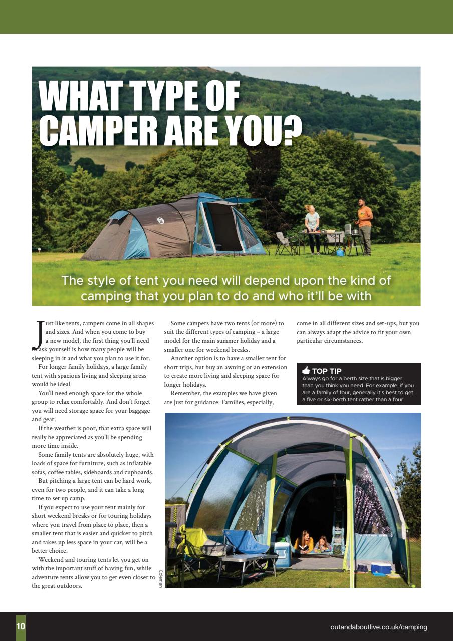 Camping Preview Pages