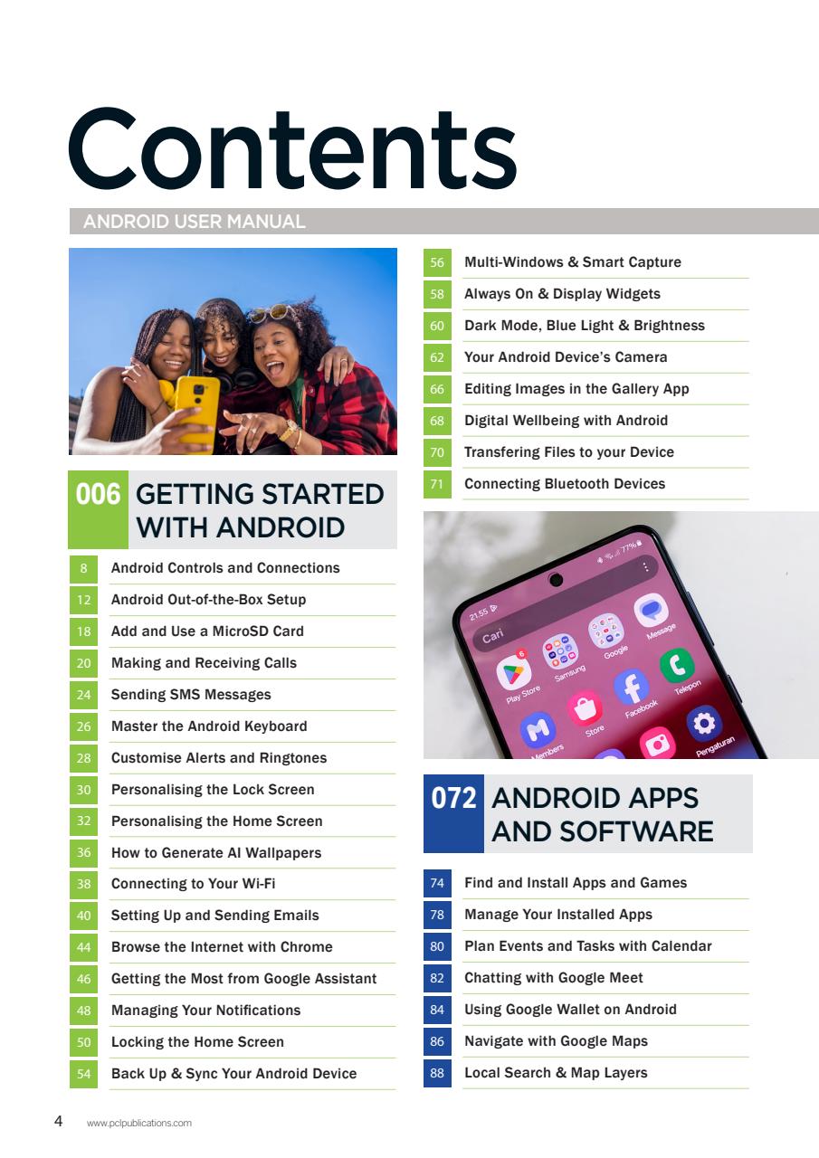Android Smartphones & Tablets The Complete Manual Preview Pages