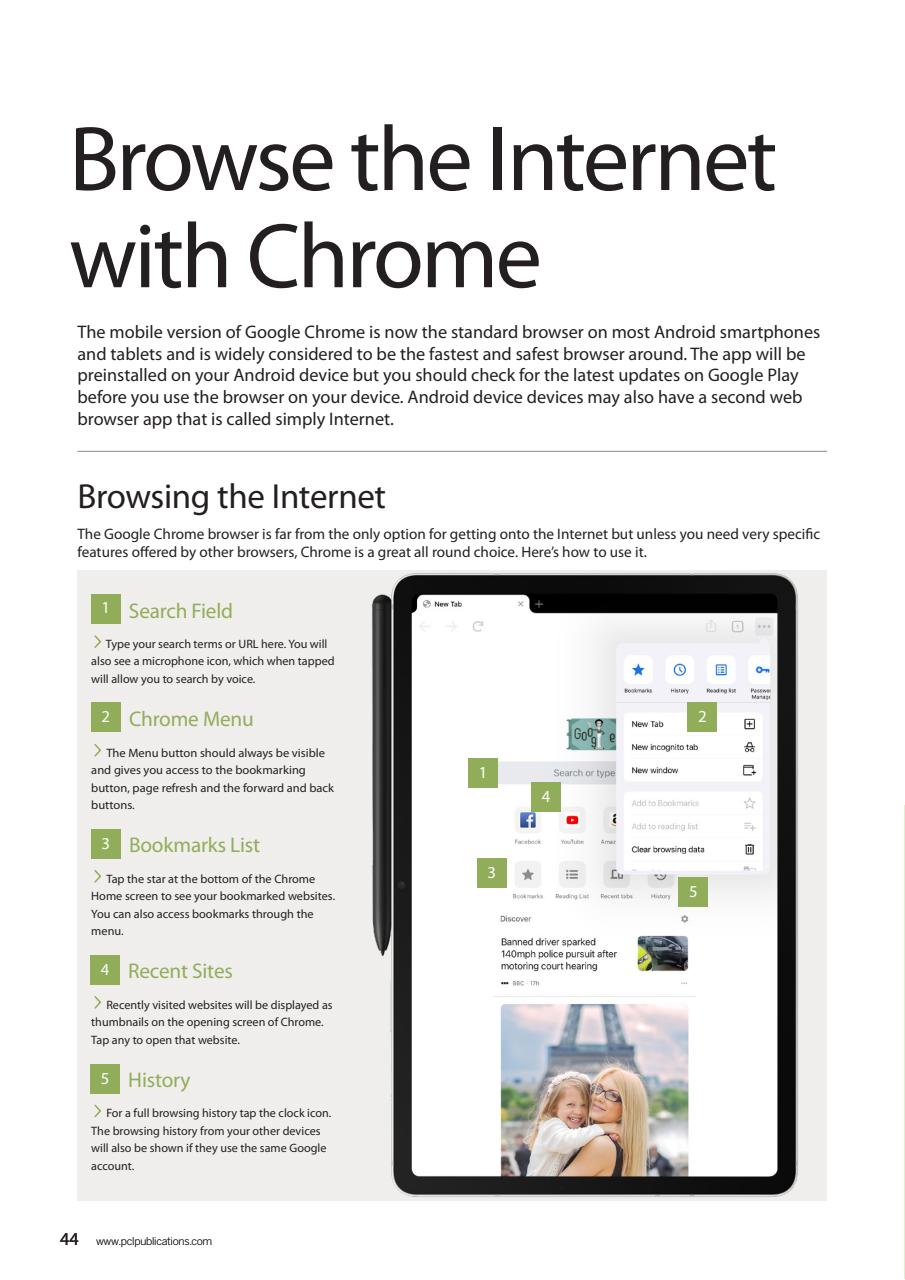 Android Smartphones & Tablets The Complete Manual Preview Pages