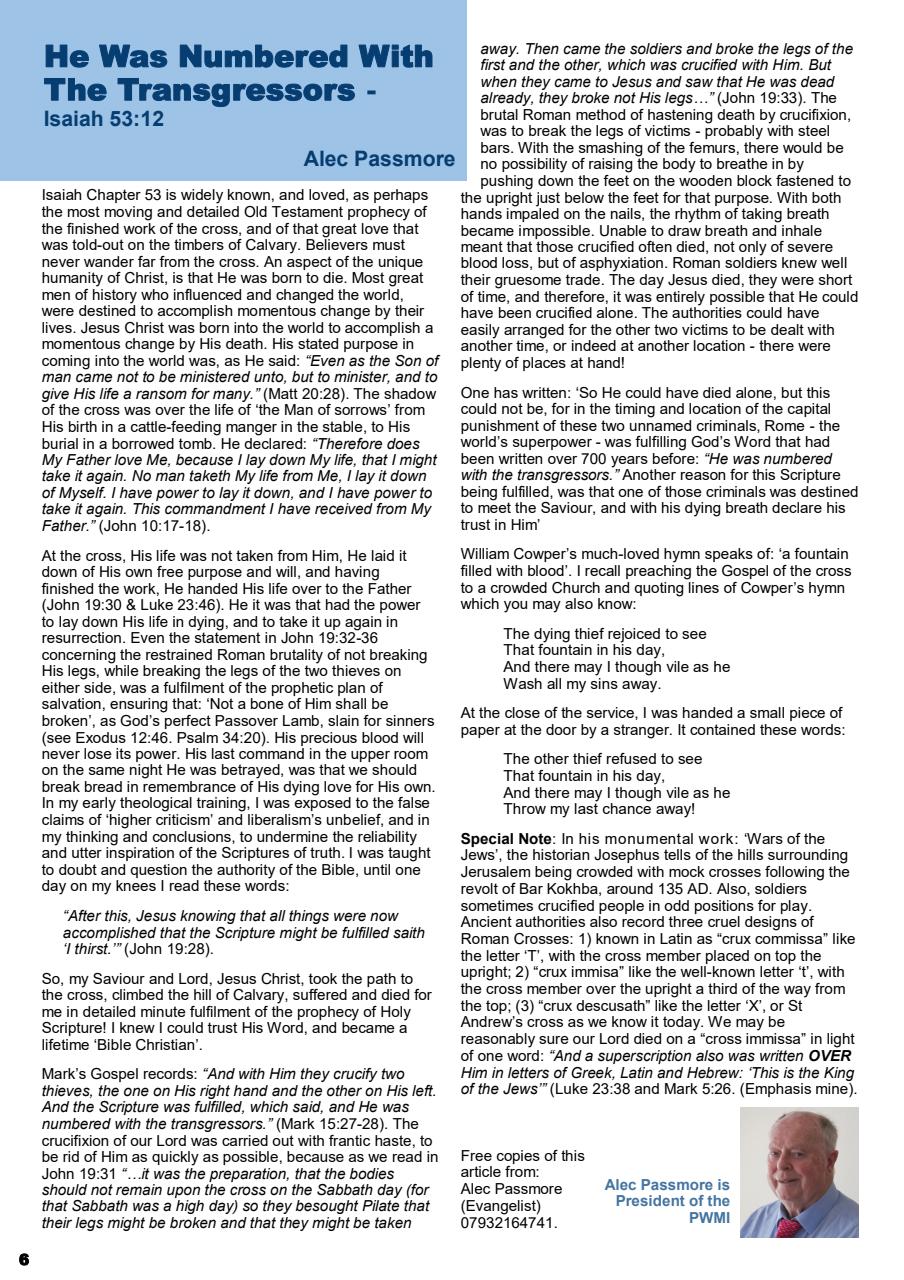 Prophetic Witness Preview Pages