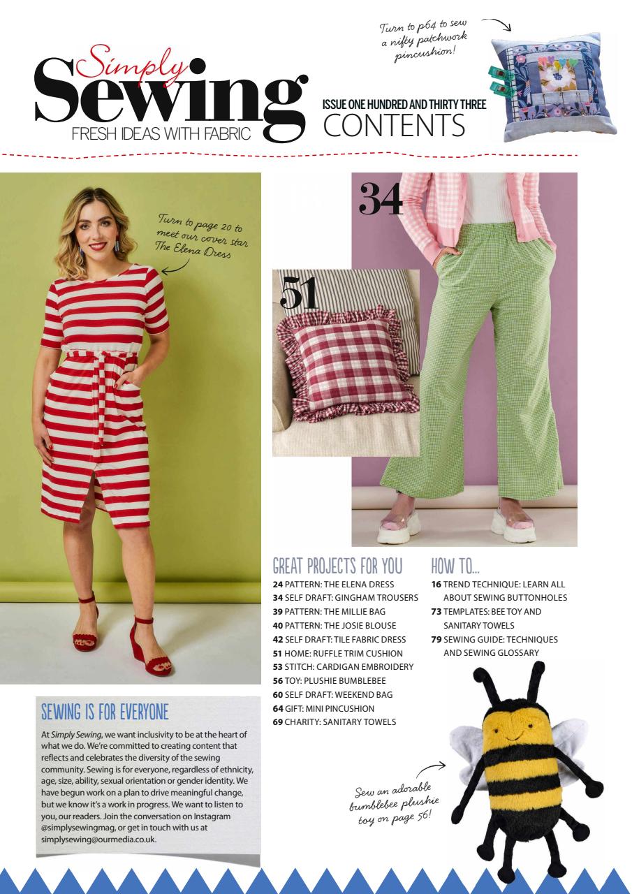 Simply Sewing Preview Pages