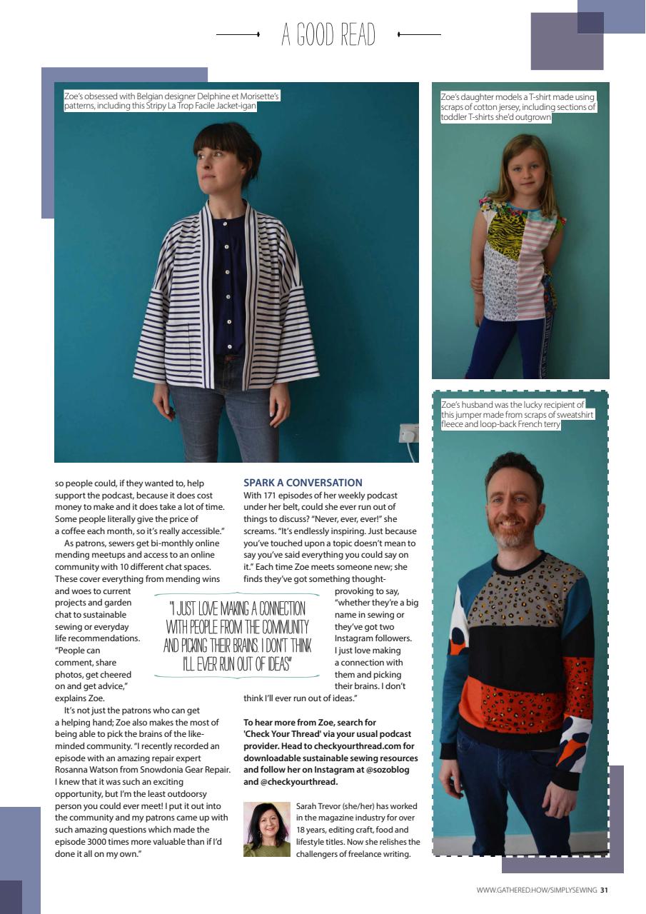 Simply Sewing Preview Pages