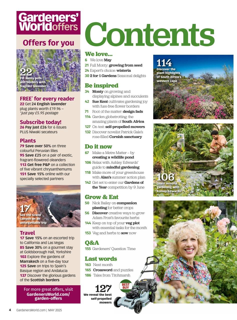 BBC Gardeners’ World Magazine Preview Pages