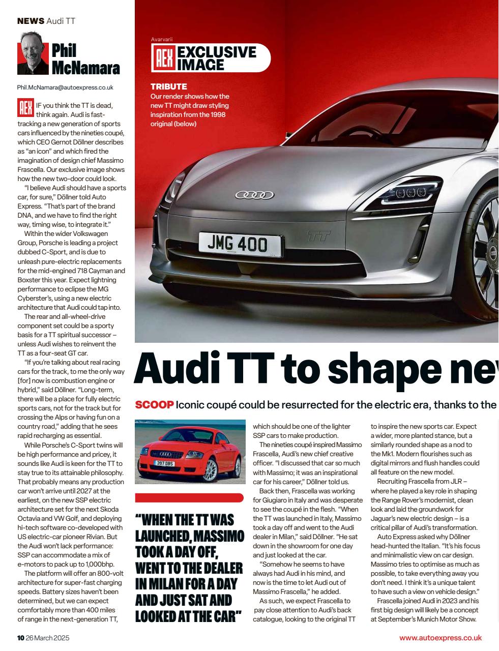 Auto Express Preview Pages