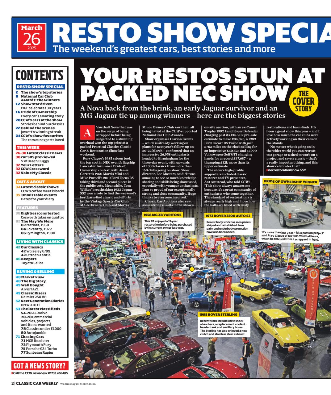 Classic Car Weekly Preview Pages