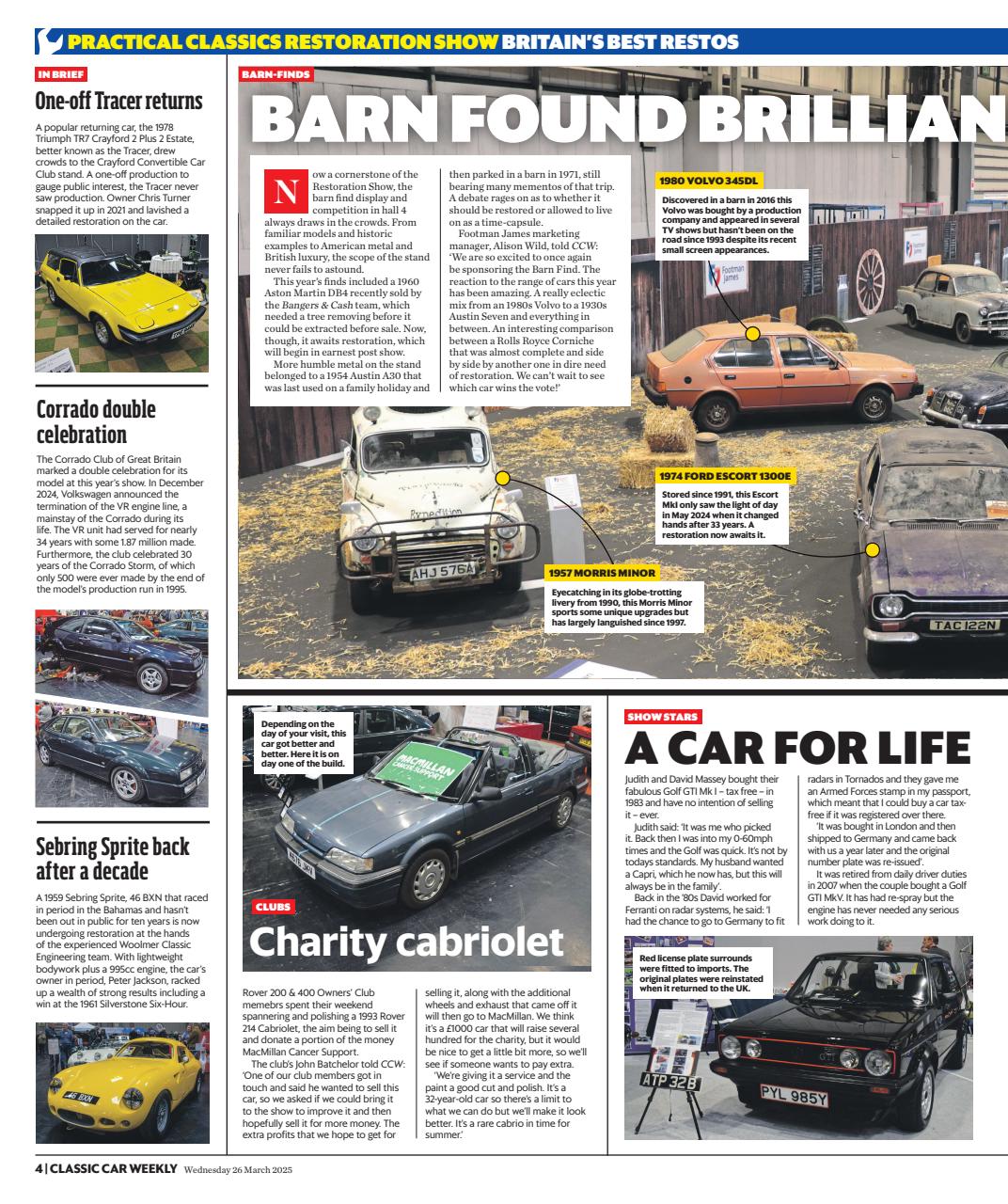 Classic Car Weekly Preview Pages