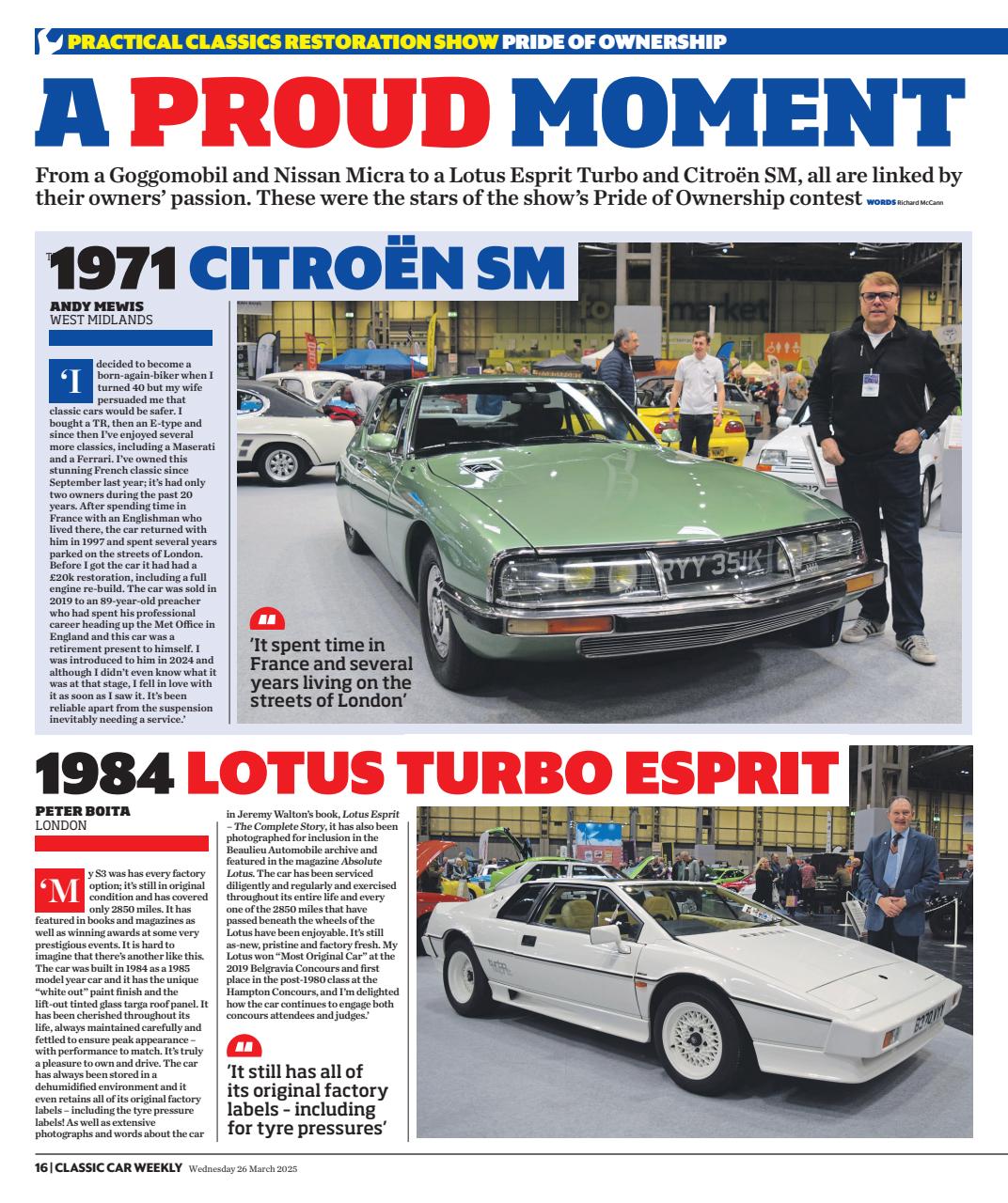 Classic Car Weekly Preview Pages
