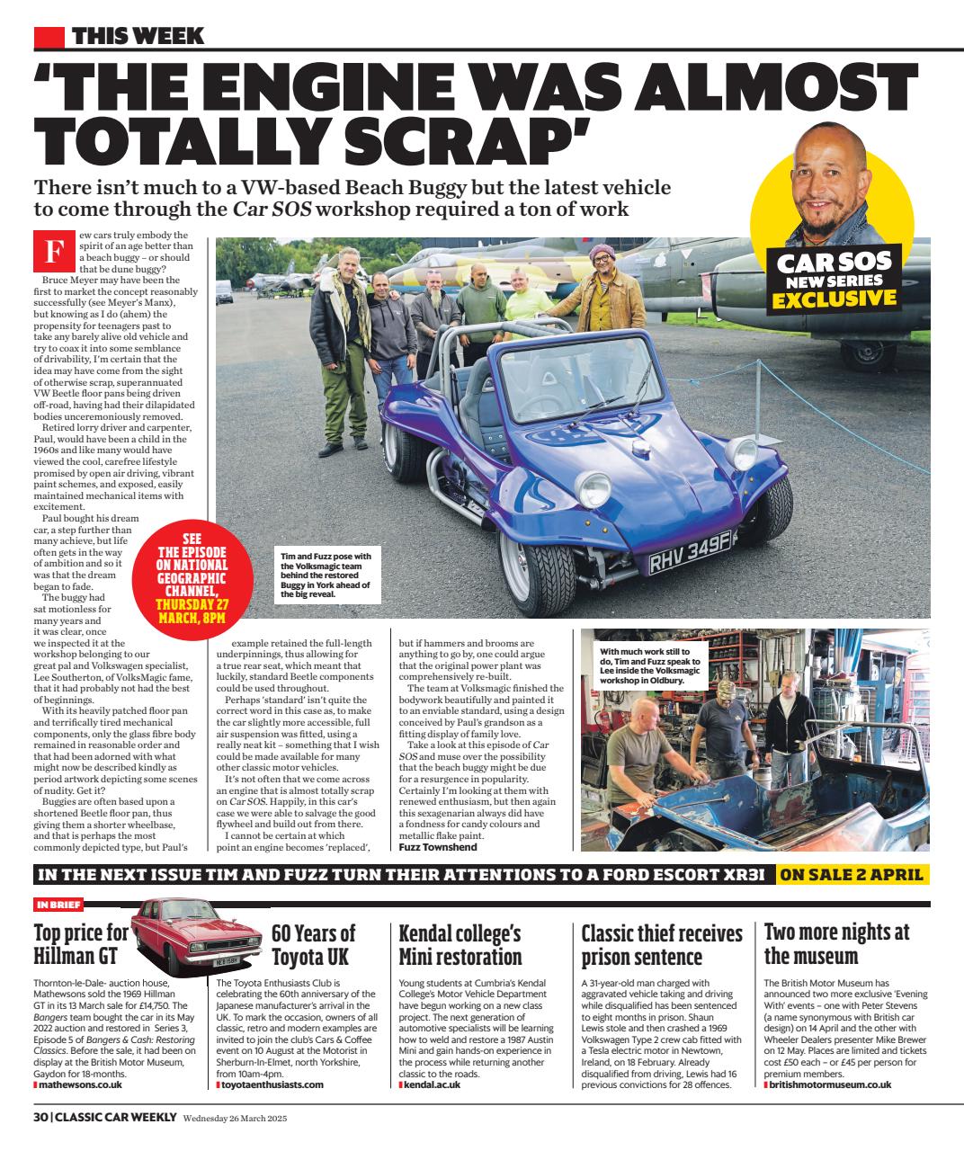 Classic Car Weekly Preview Pages