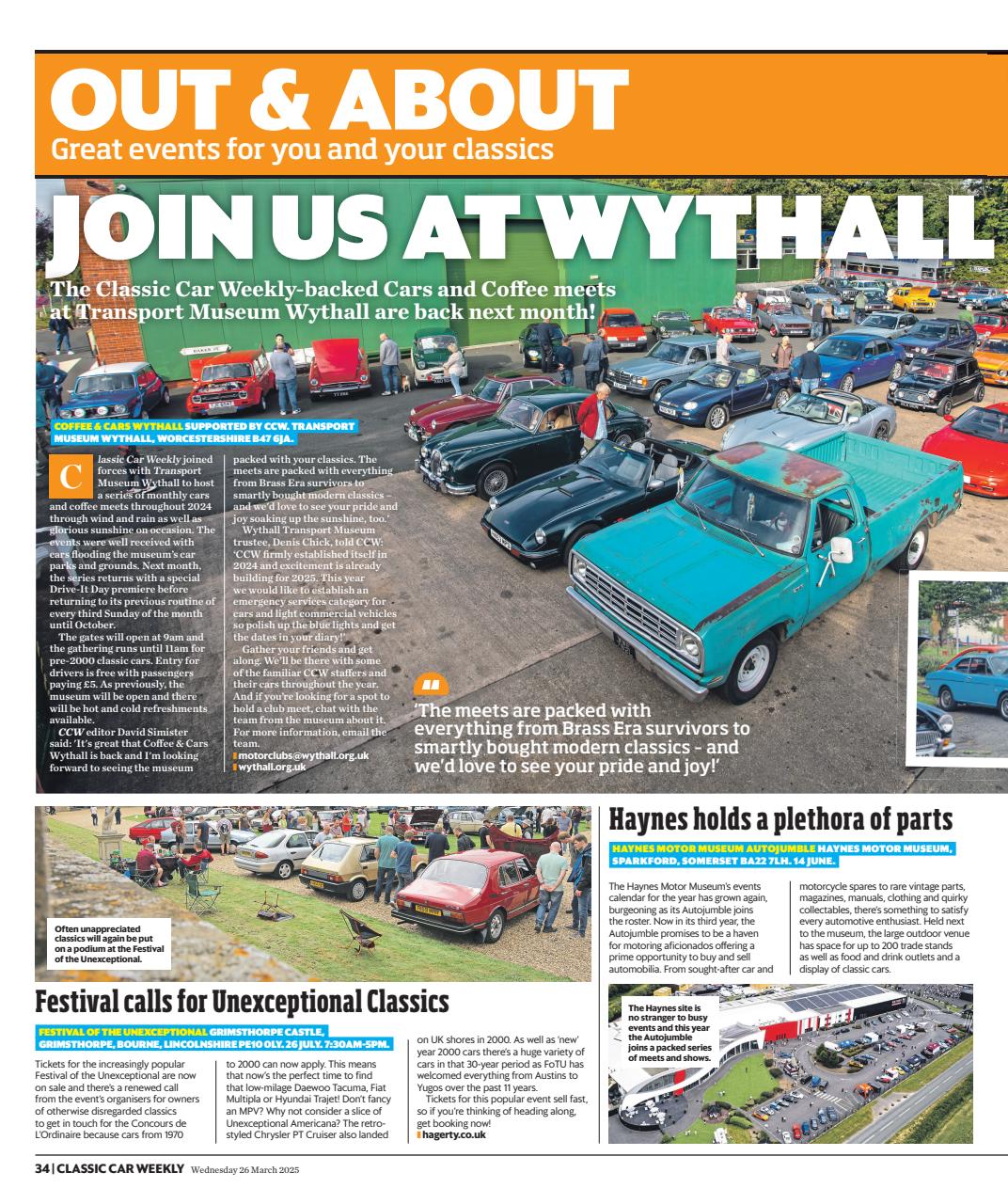 Classic Car Weekly Preview Pages
